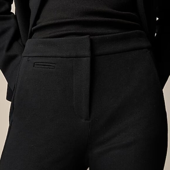 J. Crew Petite Going-out Slim Pants Stretch Twill Black Size 0P NWT - Picture 2 of 9